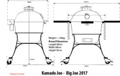 Kamado Joe Big Joe II Keramikgrill -Grillen im Freien 16052 Kamado Big Joe Diagram 2017