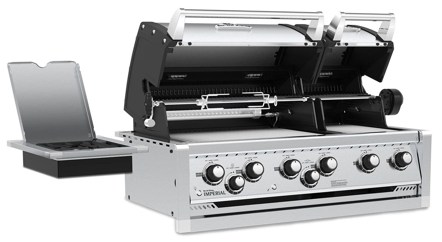 Broil King Imperial 690XL PRO Einbaugrill Mit Drehspieß + Seitenbrenner - Modell 2023 5 Broil King Imperial 690XL PRO Einbaugrill Mit Drehspieß + Seitenbrenner - Modell 2023 – Bild 3