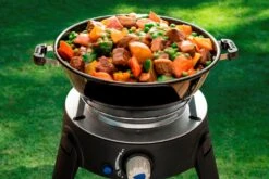 CADAC Camping Gasgrill Safari Chef 30 HP - Kartuschenbetrieb -Grillen im Freien 6540 safari chef 2 pan 2 7 1 2