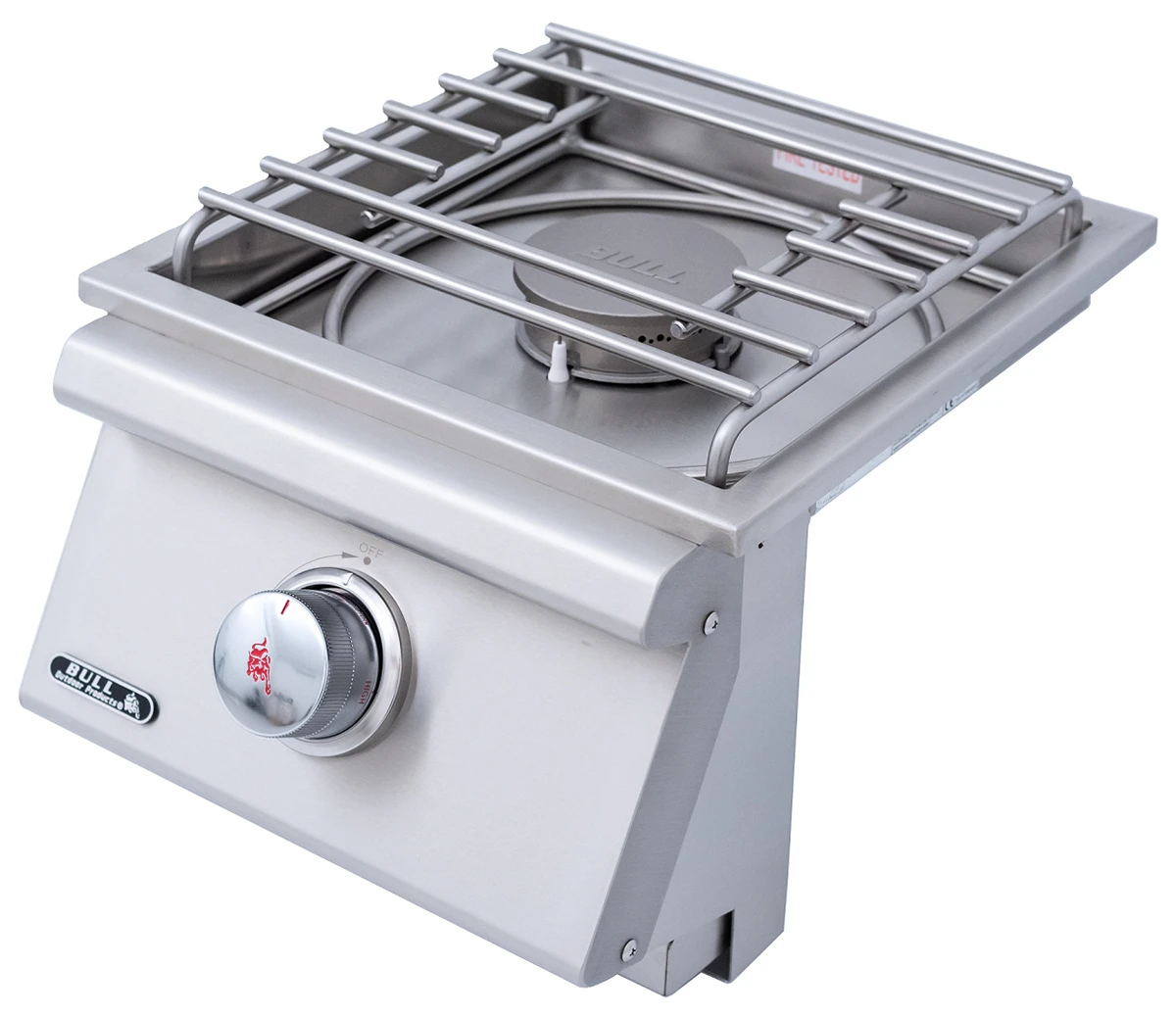 BULL Einbau Seitenbrenner Single / Edelstahl / Slide-In 3 BULL Einbau Seitenbrenner Single / Edelstahl / Slide-In