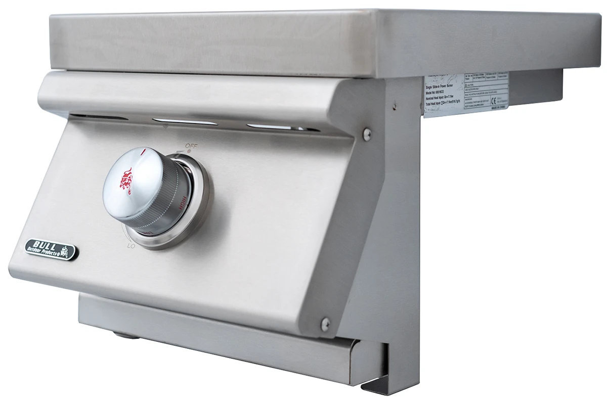 BULL Einbau Seitenbrenner Single / Edelstahl / Slide-In 5 BULL Einbau Seitenbrenner Single / Edelstahl / Slide-In – Bild 3