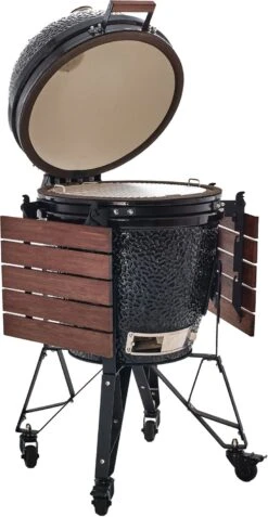 The Bastard Keramikgrill Classic Large - Complete - Schwarz Glänzend - Modell 2023 15 The Bastard Keramikgrill Classic Large - Complete - Schwarz Glänzend - Modell 2023 -Grillen im Freien Bastard Grill Large Complete Deckel Seitentische BC201