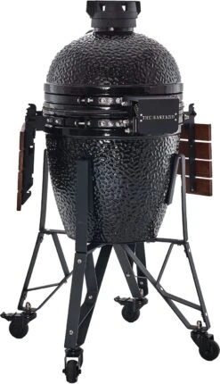 The Bastard Keramikgrill Classic Medium - Complete - Schwarz Glänzend - Modell 2023 -Grillen im Freien Bastard Grill Medium Complete Rueckseite BC203