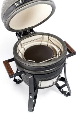 The Bastard Keramikgrill Urban Small - Schwarz Matt - Modell 2023 -Grillen im Freien Bastard Keramikgrill Urban Small Hitzeschild BU206