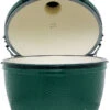 Big Green Egg XL (XLarge) Keramikgrill -Grillen im Freien Big Green Egg XL Keramikgrill Deckel offen