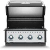 Broil King Baron 420 Einbaugrill - Modell 2023 -Grillen im Freien Broil King Baron 420 Einbau Gasgrill Deckel offen