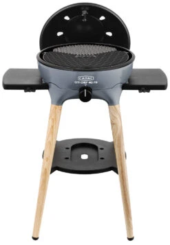 CADAC Gasgrill Citi Chef 40 FS BBQ / Dome Steel Grey, 50 Mbar 12 CADAC Gasgrill Citi Chef 40 FS BBQ / Dome Steel Grey, 50 Mbar -Grillen im Freien CADAC Citi Chef 40 FS Steel Grey Deckel offen