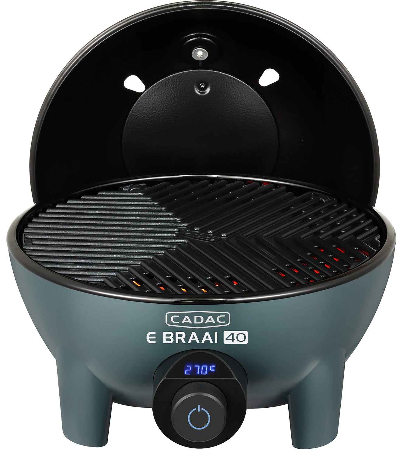 CADAC Elektrogrill Tischgrill E-Braai 40 BBQ / Dome Petrol 4 CADAC Elektrogrill Tischgrill E-Braai 40 BBQ / Dome Petrol – Bild 2