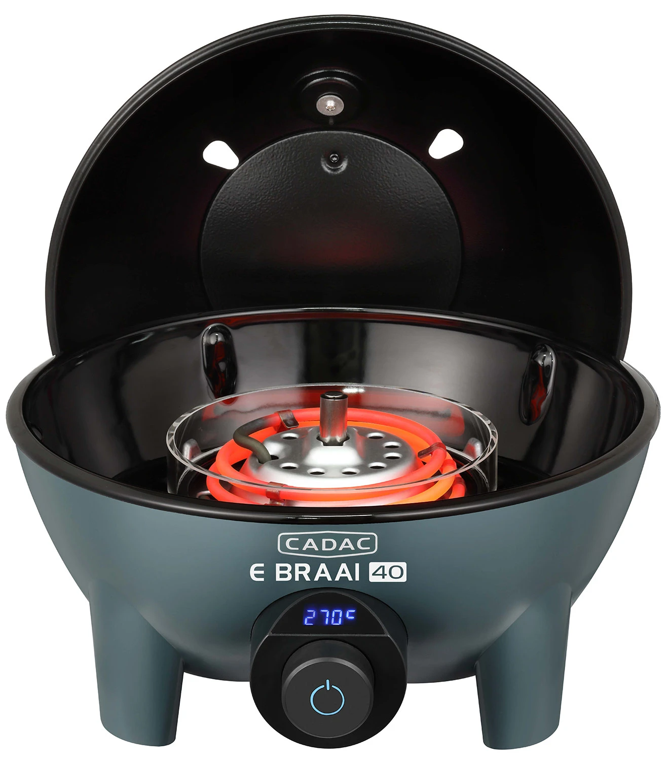 CADAC Elektrogrill Tischgrill E-Braai 40 BBQ / Dome Petrol 6 CADAC Elektrogrill Tischgrill E-Braai 40 BBQ / Dome Petrol – Bild 4