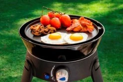 CADAC Camping Gasgrill Safari Chef 30 LP - 30 Mbar -Grillen im Freien CADAC Safari Chef Grillplatte Spiegelei 1