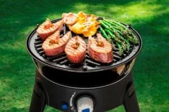 CADAC Camping Gasgrill Safari Chef 30 LP - 30 Mbar -Grillen im Freien CADAC Safari Chef Grillrost Fisch Gemuese 3