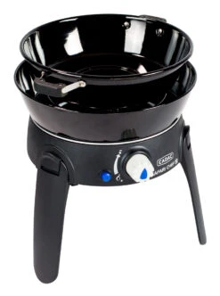 CADAC Camping Gasgrill Safari Chef 30 LP - 30 Mbar -Grillen im Freien CADAC Safari Chef Pfanne 3