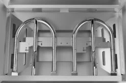 COZZE Plancha 600 / Plancha Grill Mit 2 Gusseisen Grillplatten -Grillen im Freien COZZE Planchagrill 600 Brenner