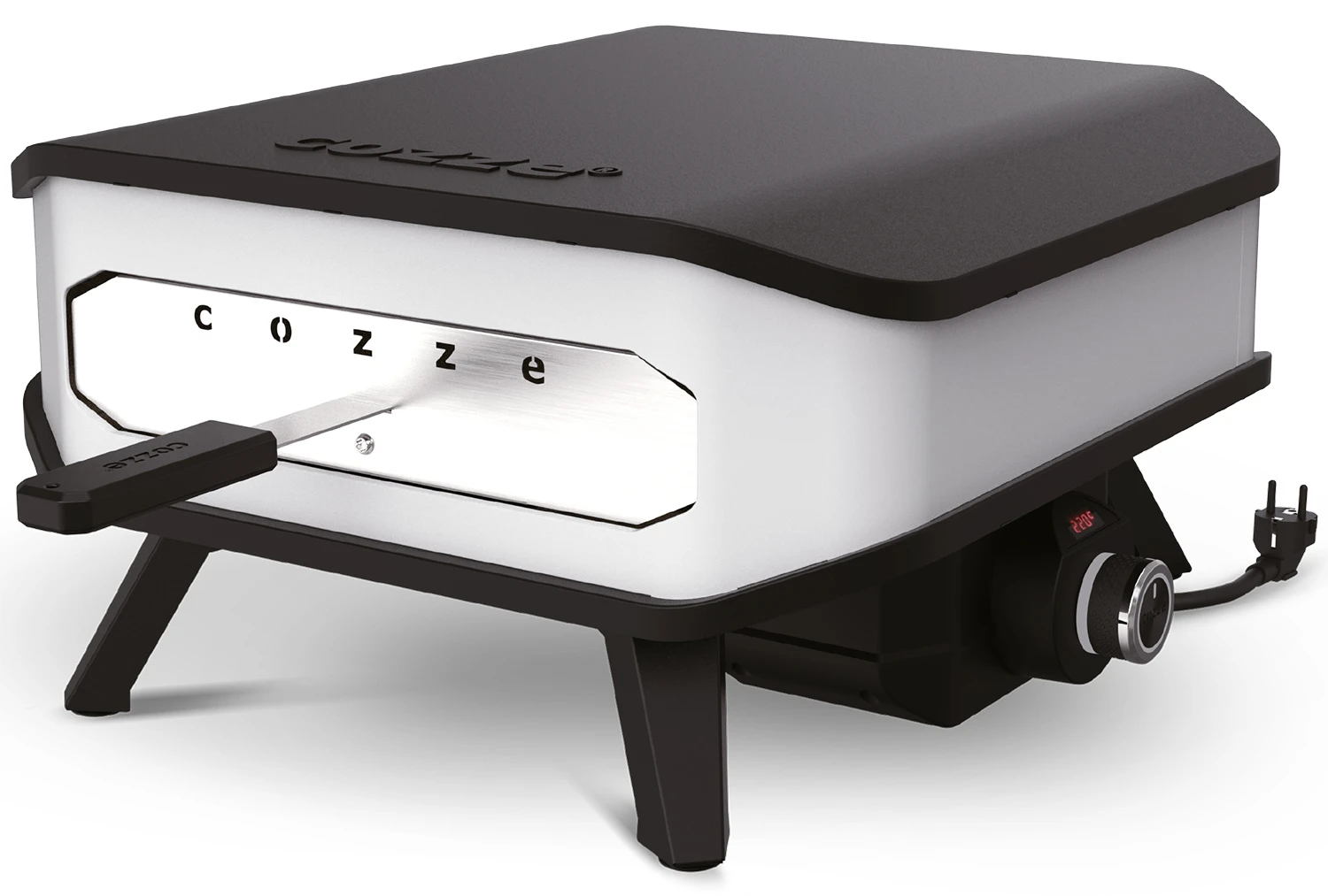 COZZE Pizzaofen Elektrisch 34 Cm (13") - Inkl. Pizzastein & Hitzeschild 4 COZZE Pizzaofen Elektrisch 34 Cm (13") - Inkl. Pizzastein & Hitzeschild – Bild 2