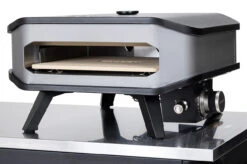 COZZE Pizzaofen Gas 34 Cm (13") Mit Thermometer - Inkl. Pizzastein -Grillen im Freien Cozze Gas Pizzaofen Thermometer 13 Zoll