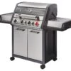 Enders Gasgrill Monroe Pro 4 SIK Turbo -Grillen im Freien Enders Gasgrill Monroe Pro 4 SIK Turbo seitlich