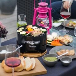 Feuerhand Tischgrill Tamber Schwarz -Grillen im Freien Feuerhand Tamber Tischgrill schwarz Lifestyle