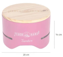 Feuerhand Tischgrill Tamber Telemagenta -Grillen im Freien Feuerhand Tischgrill Tamber Telemagenta Abmessungen