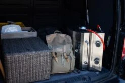 Grillfürst G201E 2-Brenner Gasgrill Portabel V2 - Campinggrill / Balkongrill - X-DEAL Inkl. Untergestell Und Tragetasche -Grillen im Freien Grillfuerst Camping Gasgrill G201 Kofferraum 2