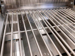 Grillfürst G201E 2-Brenner Gasgrill Portabel V2 - Campinggrill / Balkongrill 50mbar -Grillen im Freien Grillfuerst Campinggrill geteilter Grillrost