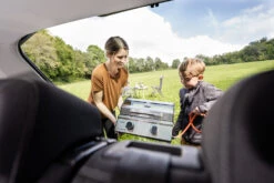 Grillfürst G201E 2-Brenner Gasgrill Portabel V2 - Campinggrill / Balkongrill 50mbar -Grillen im Freien Grillfuerst Campinggrill transportabel mobiler Grill