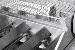 Grillfürst G521G Smart Grill - Mit Automatischer Temperatursteuerung, Hochtemperaturbrenner, Heckbrenner Und Gusseisen Rosten -Grillen im Freien Grillfuerst G521E Smart Grill Flammenschutzbleche Edelstahl