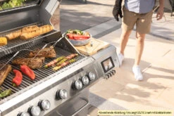 Grillfürst G521G Smart Grill - Mit Automatischer Temperatursteuerung, Hochtemperaturbrenner, Heckbrenner Und Gusseisen Rosten -Grillen im Freien Grillfuerst G521G Smart Grill Temperaturfuehler