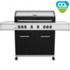 Grillfürst G620E 6-Brenner Gasgrill Mit Hochtemperaturbrenner, Heckbrenner Und Edelstahl Rosten -Grillen im Freien Grillfuerst Gasgrill G620E CO2 neutral