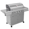 Grillfürst G621E 6-Brenner Edelstahl-Gasgrill - Eintracht Frankfurt Edition - Edelstahlroste -Grillen im Freien Grillfuerst Gasgrill G621 2
