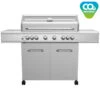 Grillfürst G621G 6-Brenner Edelstahl-Gasgrill Mit Hochtemperaturbrenner, Heckbrenner Und Gusseisen Rosten 2 Grillfürst G621G 6-Brenner Edelstahl-Gasgrill Mit Hochtemperaturbrenner, Heckbrenner Und Gusseisen Rosten -Grillen im Freien Grillfuerst Gasgrill G621G CO2 neutral
