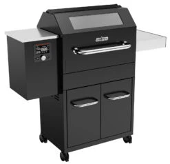 Grillfürst Pelletgrill / Pelletsmoker S280 -Grillen im Freien Grillfuerst Pelletgrill S280 Pellettank Ansicht