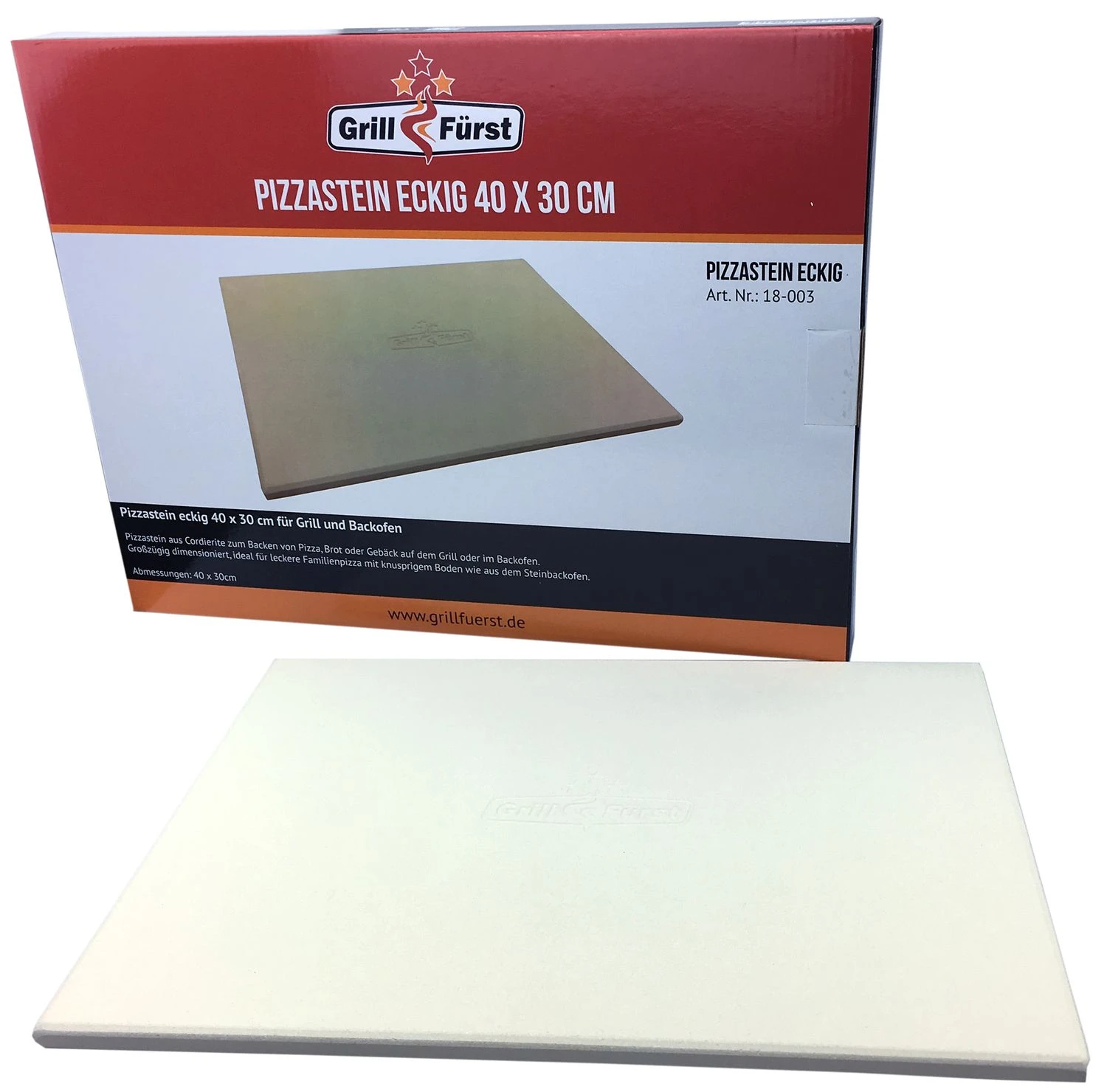Grillfürst Pizzastein Rechteckig 40 X 30 Cm 3 Grillfürst Pizzastein Rechteckig 40 X 30 Cm