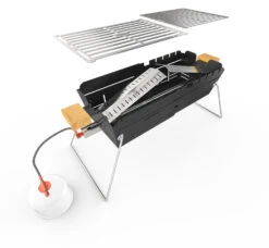 Knister Gasgrill - Ausziehbarer Kompaktgrill 23 Knister Gasgrill - Ausziehbarer Kompaktgrill -Grillen im Freien Knister Gasgril Aufbau Bauteile
