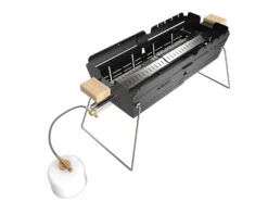 Knister Gasgrill - Ausziehbarer Kompaktgrill 20 Knister Gasgrill - Ausziehbarer Kompaktgrill -Grillen im Freien Knister Gasgrill Brenner Flammenschutz