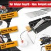 Knister Gasgrill - Ausziehbarer Kompaktgrill 1 Knister Gasgrill - Ausziehbarer Kompaktgrill -Grillen im Freien Knister Gasgrill Kompaktgrill Highlights
