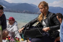 Knister Grill Original - Ausziehbarer Holzkohle Kompaktgrill -Grillen im Freien Knister Grill auseinanderziehen