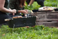 Knister Grill Original - Ausziehbarer Holzkohle Kompaktgrill -Grillen im Freien Knister Grill mobiler Holzkohlegrill