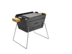 Knister Grill Original - Ausziehbarer Holzkohle Kompaktgrill -Grillen im Freien Knister Grill zusammengeschoben