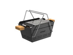 Knister Grill Original - Ausziehbarer Holzkohle Kompaktgrill -Grillen im Freien Knister Kohlegrill praktisch tragbar