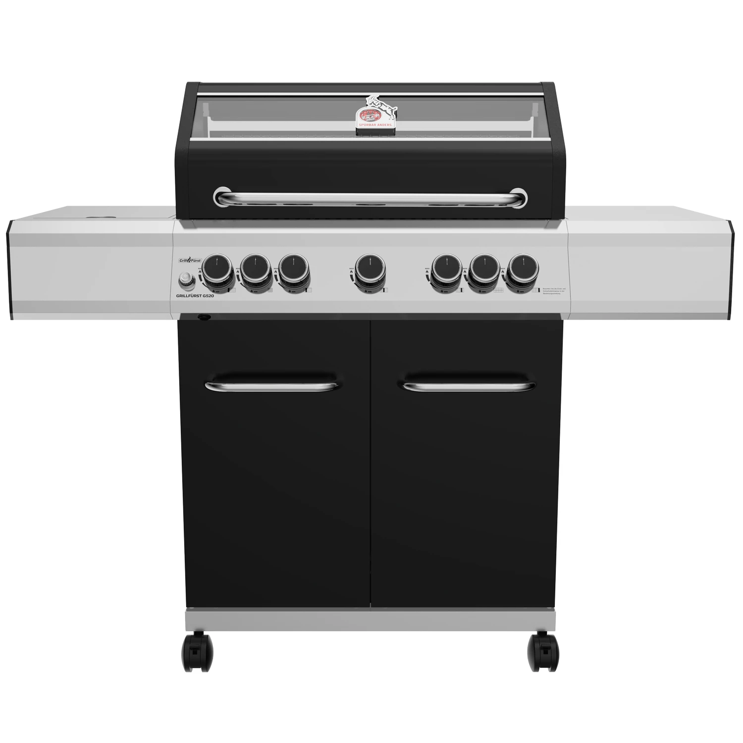 Grillfürst G520G 5-Brenner Gasgrill - 1. FC Köln Edition - Gusseisenroste 20 Grillfürst G520G 5-Brenner Gasgrill - 1. FC Köln Edition - Gusseisenroste – Bild 18