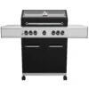 Grillfürst G520G 5-Brenner Gasgrill - 1. FC Köln Edition - Gusseisenroste -Grillen im Freien Koeln Grill G520 Gasgrill Grillfuerst 1