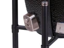 Monolith Grill LeCHEF BBQ GURU - PRO-Serie 2.0 Schwarz - MIT Gestell Und Seitentischen - Inkl. DigiQ Controller Set -Grillen im Freien Monolith BBQ Guru Version 3