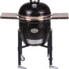 Monolith Grill CLASSIC PRO-Serie 2.0 Schwarz - MIT Gestell Und Seitentischen -Grillen im Freien Monolith Keramik Grill Classic PRO Serie 2 0 121001 black 1