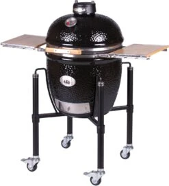 Monolith Grill CLASSIC PRO-Serie 2.0 Schwarz - MIT Gestell Und Seitentischen -Grillen im Freien Monolith Keramik Grill Classic PRO Serie 2 0 121001 black 4