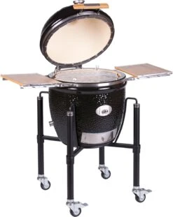 Monolith Grill CLASSIC PRO-Serie 2.0 Schwarz - MIT Gestell Und Seitentischen -Grillen im Freien Monolith Keramik Grill Classic PRO Serie 2 0 121001 black 5