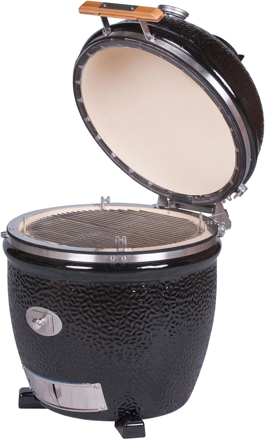 Monolith Grill CLASSIC BBQ GURU - PRO-Serie 2.0 Schwarz - OHNE Gestell Und Seitentische 3 Monolith Grill CLASSIC BBQ GURU - PRO-Serie 2.0 Schwarz - OHNE Gestell Und Seitentische