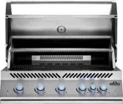 Napoleon 700-Series 38" BIG38 Edelstahl Einbaugrill Inkl. Drehspieß - Modell 2023 -Grillen im Freien Napoleon Einbaugrill 700 Series BIG38 Edelstahl Warmhalterost