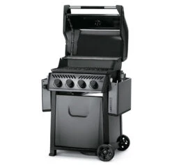 Napoleon Freestyle 425 Gasgrill, Graphit - Modell 2023 - X-DEAL Inkl. Drehspiess -Grillen im Freien Napoleon Freestyle 425 Gasgrill Side Deckel offen