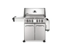 Napoleon Prestige 500, Edelstahl Gasgrill, Erdgas - Mit Safety Glow - Modell 2023 -Grillen im Freien Napoleon Prestige 500 Gasgrill Edelstahl klappbare ablage