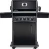 Napoleon Rogue 425 Gasgrill - All Black - Mit Seitenbrenner - Hero Modell 2023 Mit Heckbrenner Inkl. Drehspieß Und Abdeckhaube -Grillen im Freien Napoleon Rogue 425 Gasgrill Hero RB425RSBPK 1